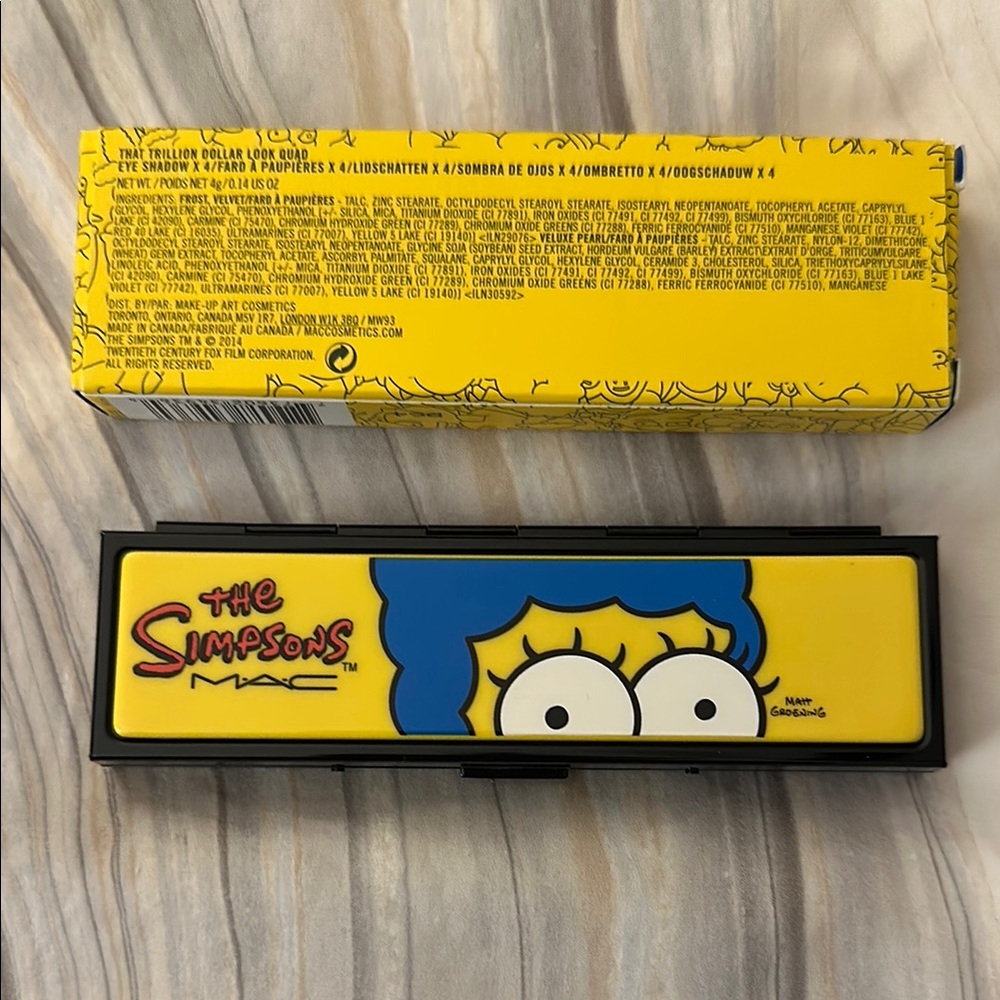 MAC Cosmetics The Simpsons Eyeshadow Palette That Trillion Dollar Look Quad NIB - Picture 2 of 4